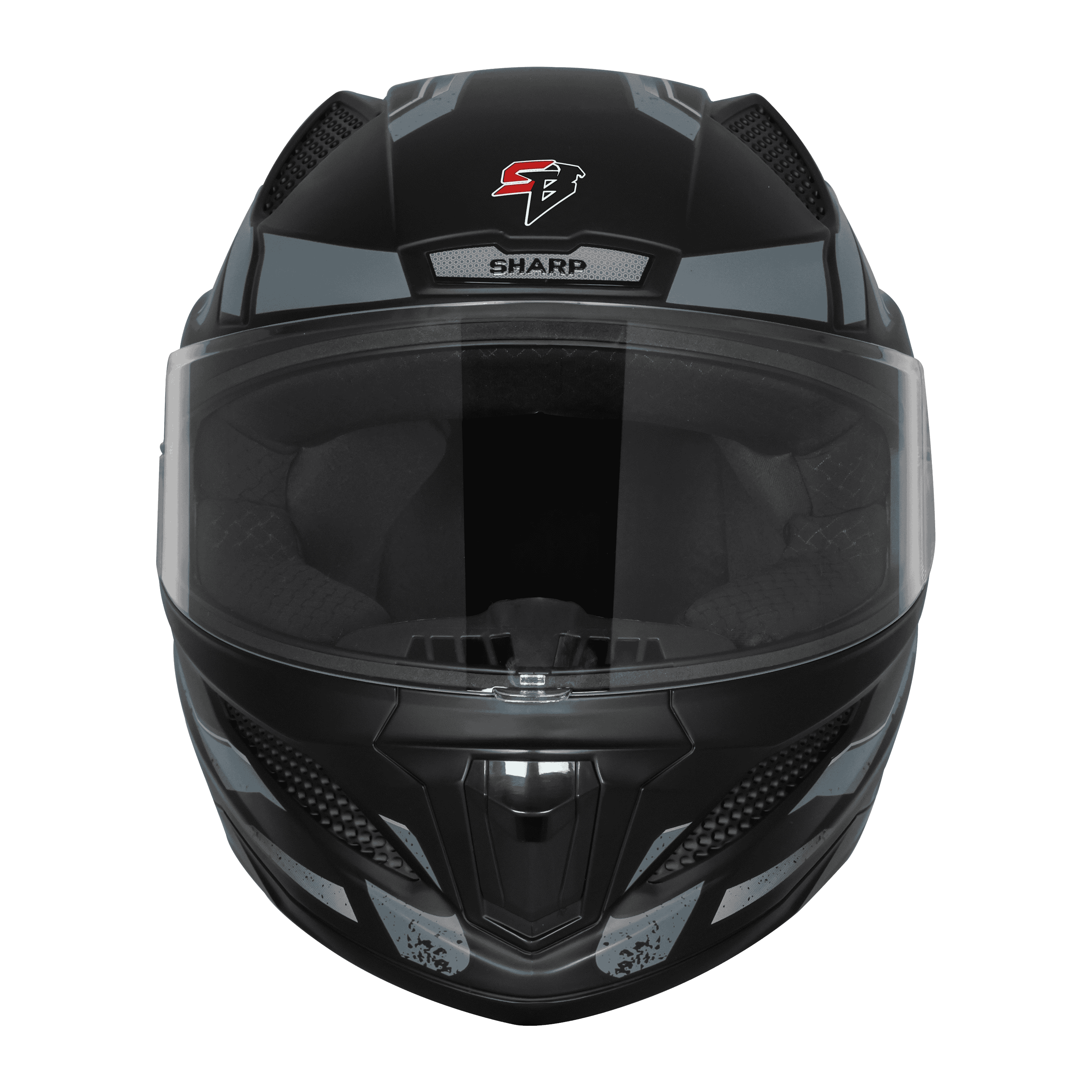 SBH-25 SV SHARP SPIRIT GLOSSY BLACK WITH GREY